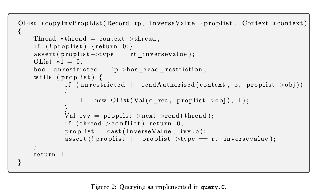 Adding secure querying operations to A Language of Secure Objects (ALSO)