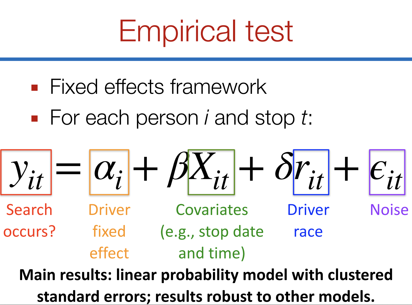 Creating a new statistical test for racial bias